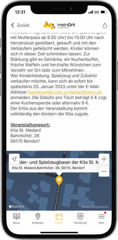 Veranstaltung Beschreibung