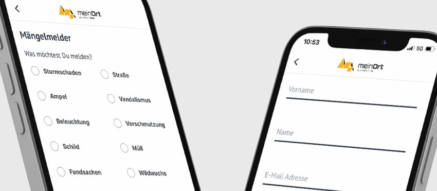 Mängel per App melden